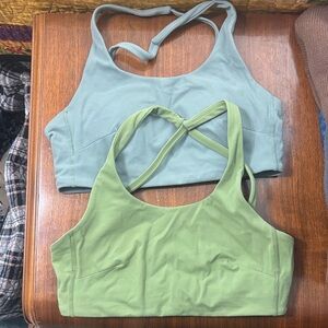 Women's Paragon Sports Bras - Green and Blue